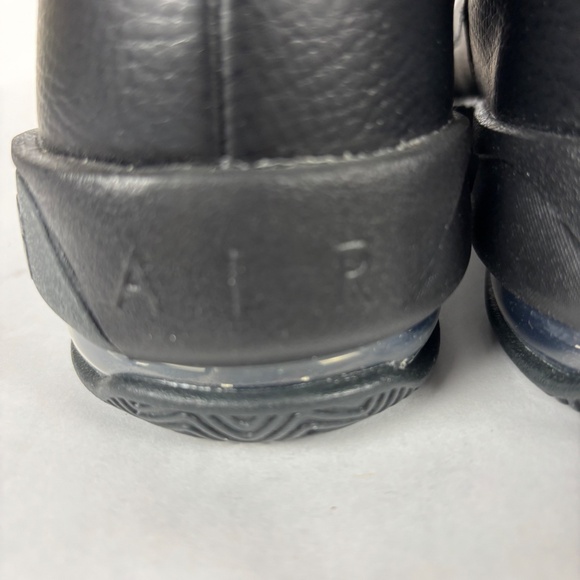 Nike, Jordan Max Aura 3 (GS,) Sneakers, All Black Leather, - Picture 9 of 15